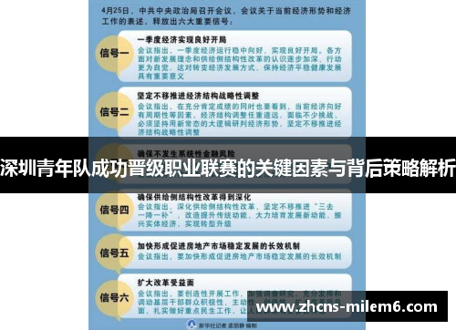 深圳青年队成功晋级职业联赛的关键因素与背后策略解析